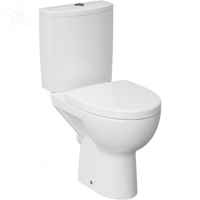 Компакт Cersanit PARVA CLEAN ON 011 3/6 DPL EO б/ободковый сиденье с микролифтом, быстросъемное