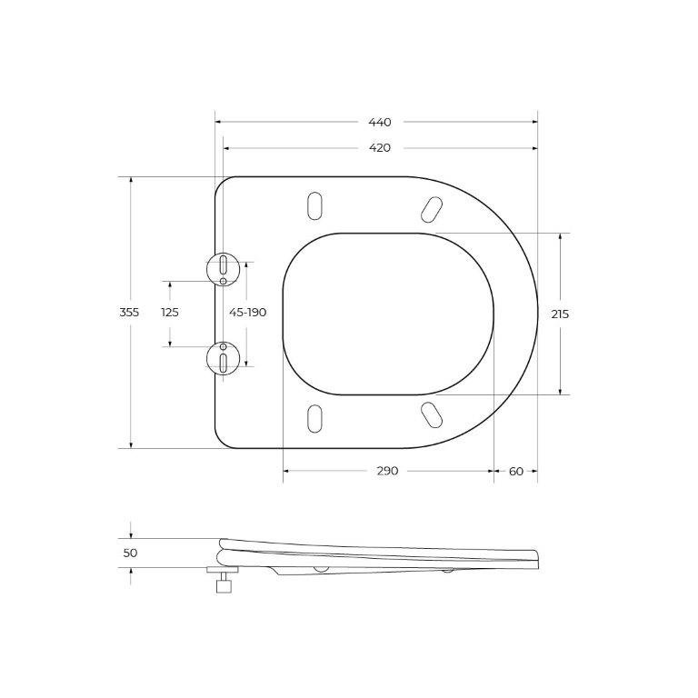 Компакт BelBagno STEAM BB130CPR/BB130SC безободковый + сиденье soft close