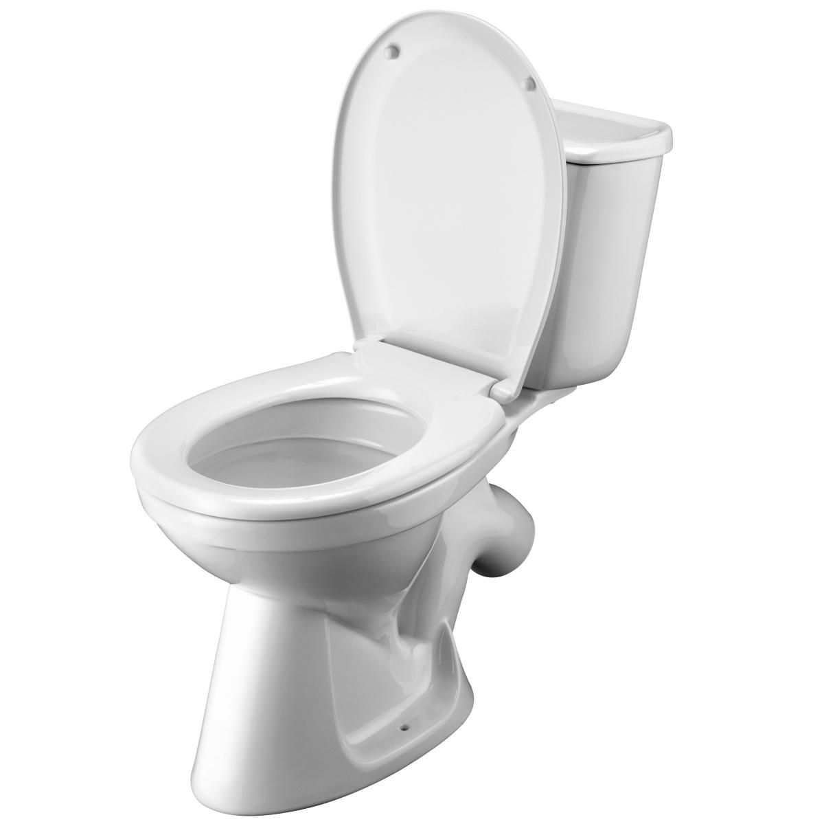 Компакт Santek БРИЗ 1.WH20.2.569 выпуск косой, 1 реж.арм., сиденье полипропилен