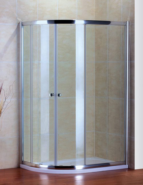 Душ.ограждение CEZARES PRATICO-RH-2-100/80-C-Cr стекло 5мм с поддоном TRAY-A-RH-100/80-550-15-W прав