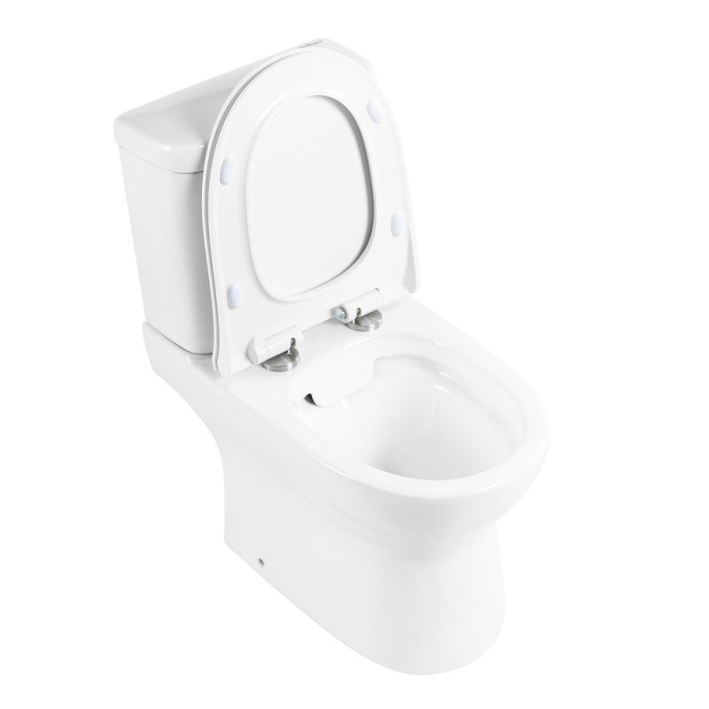 Компакт BelBagno STEAM BB130CPR/BB130SC безободковый + сиденье soft close