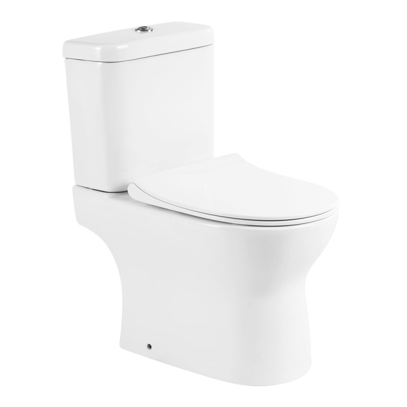 Компакт BelBagno STEAM BB130CPR/BB130SC безободковый + сиденье soft close