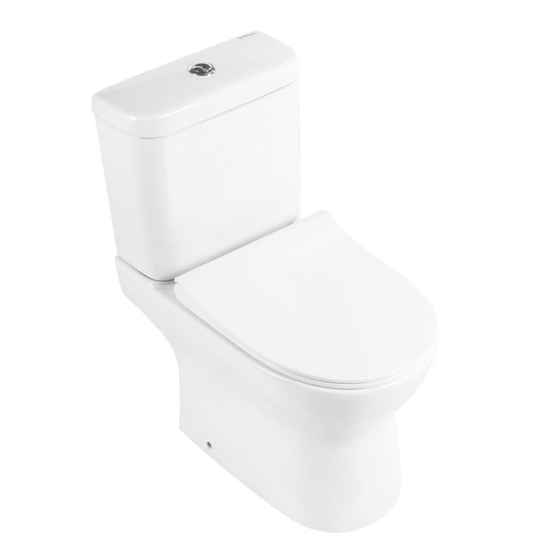 Компакт BelBagno STEAM BB130CPR/BB130SC безободковый + сиденье soft close