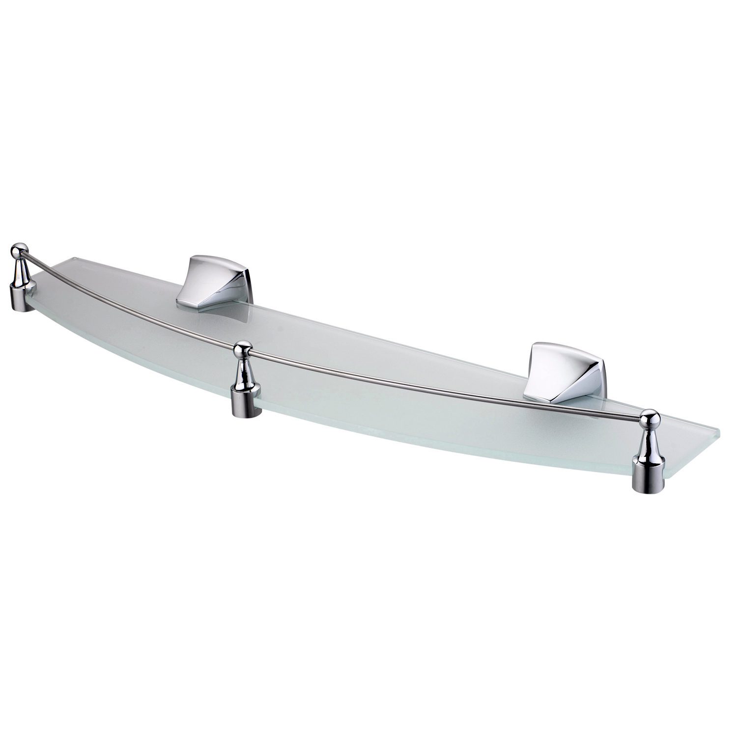 Полка стеклянная WasserKraft K-2544 с бортиком