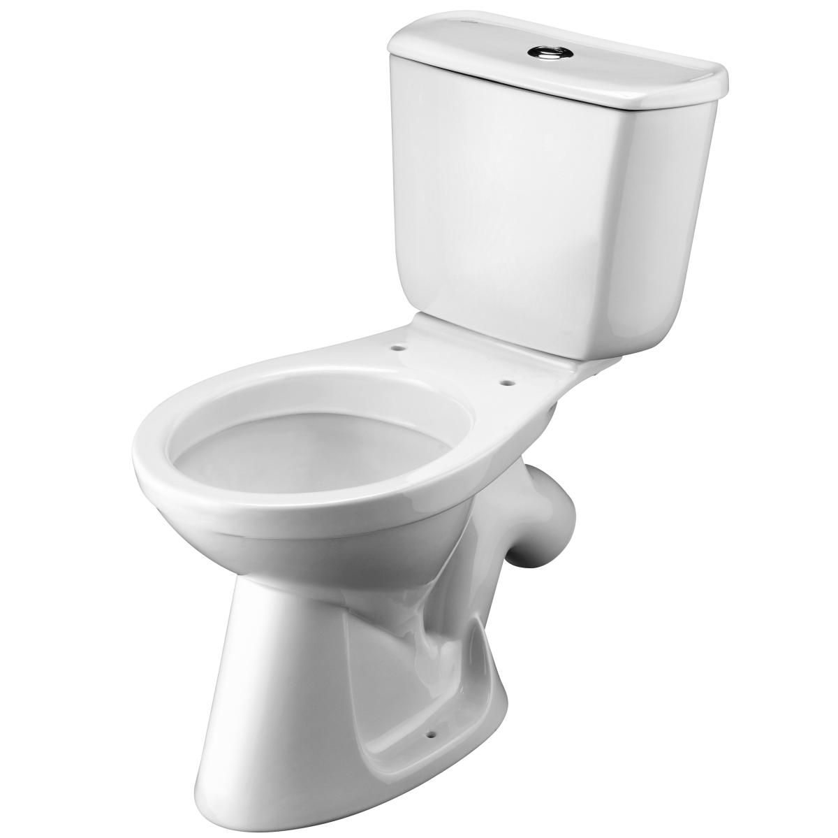 Компакт Santek БРИЗ 1.WH20.2.569 выпуск косой, 1 реж.арм., сиденье полипропилен