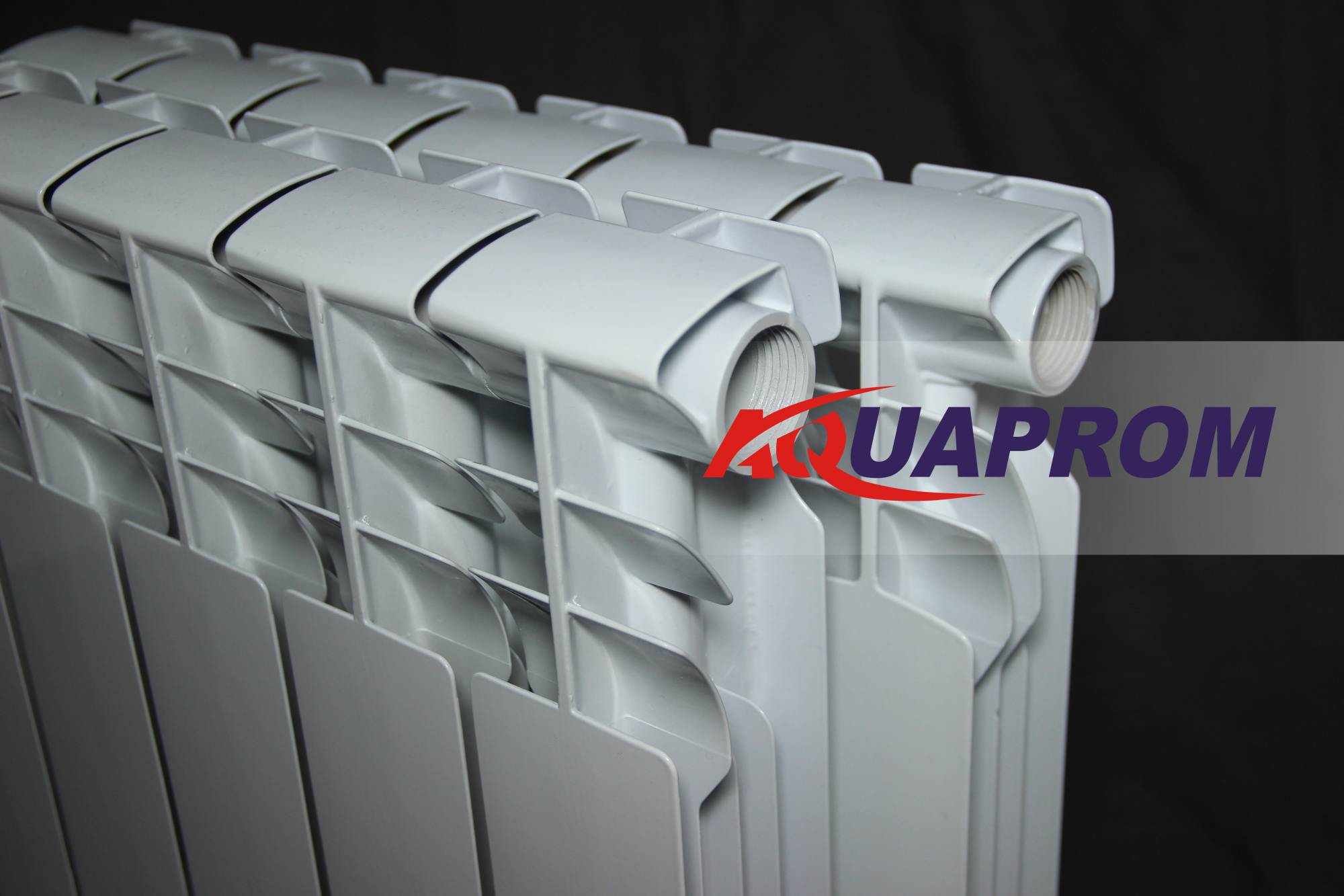 Радиатор биметал. AQUAPROM/FIRENZE BI 500/80 _4секций (теплоотдача 1сек. 115Вт, раб.давление 16атм)